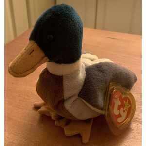 Vintage Original Ty Beanie Baby Jake the Mallard Very Rare‎ Tag Errors